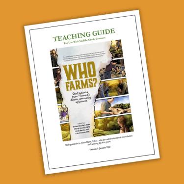 Who Farms? Teaching Guide Cover